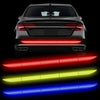 5pcs/set Car Reflective Stickers Rear Trunk Reflector Car Driving Safety Warning Mark Auto Body Waterproof Decal 90cm