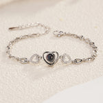Load image into Gallery viewer, Wholesale Personalized Projection Photo Bracelet-Heart Pendant Bracelet-Projection -Memorial Photo Bracelet-Photo Jewelry