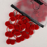 Load image into Gallery viewer, 5pcs/lot Girls Double Plush Ball Hair Ropes Set For Kids Solid Color Scrunchies Elastic Hair Bands Hair Accessories Wholesale