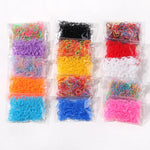 Load image into Gallery viewer, 500/1000/2000pcs Girls Colourful Disposable Rubber Band Hair Ties Headband Children Ponytail Holder Bands Kids Hair Accessories