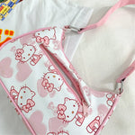 Load image into Gallery viewer, Miniso Hello Kitty Underarm Bag for Women Y2K Sanrio Kuromi Mymelody Messenger Tote Bag Cute Girls Shoulder Bag Purses Handbag