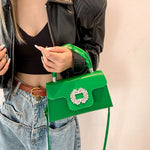Load image into Gallery viewer, New Luxury Women’s Bag Designer Brand Crossbody Bags Diamond Messenger Bag PU Luxury Handbag Travel Square Bag
