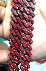 Load image into Gallery viewer, RED CRYSTAL NECKLACE