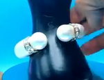 Load image into Gallery viewer, LARGE PEARL BANGLE