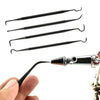 4x Nylon Picks Pick Hook Car Detailing Cleaning Tool Multipurpose Double-headed Hook Auto Detailing Tools Car Clean Accessories