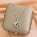 Load image into Gallery viewer, Fashion Jewelry Stainless Steel Beautiful Crown Set with Zircon Women's Necklace