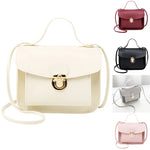 Load image into Gallery viewer, Ladies Shoulder Bags New Cute Square PU Hot Sale Girls Small Bag Pure Color Casual Fashion Small Square Bags Diagonal Handbag