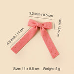 Load image into Gallery viewer, Hair Clips for Girls Corduroy Glitter Long Tail Bows Baby Hairpin Lovely Children Hair Accessories Kids Barrette Headwear