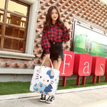 Load image into Gallery viewer, Hello Kitty Cartoon Travel Bag Women's Portable Girls Luggage Bags PU High Capacity Sanrio Kawaii Purses and Handbags Printed