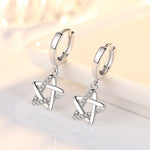 Load image into Gallery viewer, Fanqieliu 925 Silver Needle Woman's High Quality Crystal Jewelry Trendy Zircon Star Drop Earrings New FQL23570