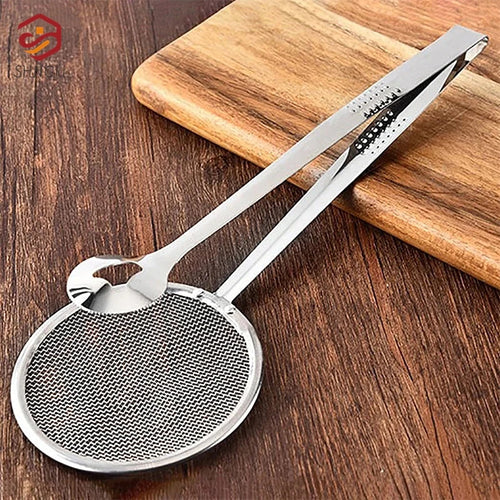 1pc Stainless Steel Fried Food Filter Clip Cooking Useful Things For Kitchen Gadgets Kitchenware Tools Utensils Item Supplies