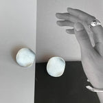 Load image into Gallery viewer, MEYRROYU Exaggerated Matte Frosted Stud Piercing Earrings For Women Girl Fashion New Jewelry Party Lady Gift pendientes mujer