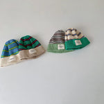Load image into Gallery viewer, Fashion Striped Kids Knit Hat Boys Beanie Cap Girls Bonnet Cap With Label Korean Style Winter Autumn Infant Baby Accessories