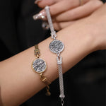 Load image into Gallery viewer, Foxanry Silver Color Portrait Pattern Bracelet For Women Couple Trendy Vintage Ethnic Creative Personality Birthday Jewelry Gift