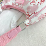 Load image into Gallery viewer, Miniso Hello Kitty Underarm Bag for Women Y2K Sanrio Kuromi Mymelody Messenger Tote Bag Cute Girls Shoulder Bag Purses Handbag