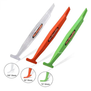 3 Pcs Car Wrap Stick Magnet Micro Squeegee Car Vinyl Wrap Soft Magnet Plastic Scraper Wrap Stick Window Decal Auto Accessories