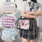 Load image into Gallery viewer, Japanese Kawaii Itabag For Women Small Crossbody Bags PU Leather Transparent Shoulder Bag Girls Handbags and Purses Ita Bag JK