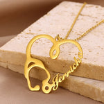 Load image into Gallery viewer, Stethoscope Necklace Heart Choker Custom Name Necklaces For Women Men Personality Love Clavicle Chain Doctor Nurse's Day Gifts