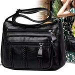 Load image into Gallery viewer, High Quality Women's Soft Leather Shoulder Bags Multi-Layer Pockets Classic Crossbody Bag Luxury Designer Handbags And Purses