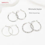 Load image into Gallery viewer, San Fu Earrings Best Selling Light Luxury Temperament Female Accessories Simple Bracelet