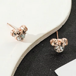 Load image into Gallery viewer, Disney Cartoon Mickey Mouse Earrings Cute Girls Campus Vibrant Style Dress Up Personalised Cartoon Rhinestone Earrings Gifts