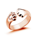 Load image into Gallery viewer, Hot Popular Cute Animal 925 Sterling Silver Jewelry Fashion Personality Cat Claw Temperament Exquisite Opening Rings R090