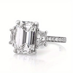 Load image into Gallery viewer, Inlaid Square Zircon Ring Ladies Engagement Wedding Anniversary Ring Personality Jewelry