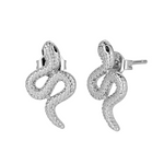 Load image into Gallery viewer, ANENJERY Trend Exaggerated Snake Earrings Luxury Earrings For Women Jewelry Accessories Wholesale