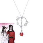 Load image into Gallery viewer, Anime Tian Guan Ci Fu Necklace Heaven Official’s Blessing Xie Lian Cosplay Beads Chain Pendant Ring Jewelry Accessories