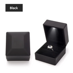 Load image into Gallery viewer, Ring Box Led Light Proposal Engagement Ring Boxes Jewelry Gift Box Red Wine Ring Case For Wedding Valentine'S Day Anniversary