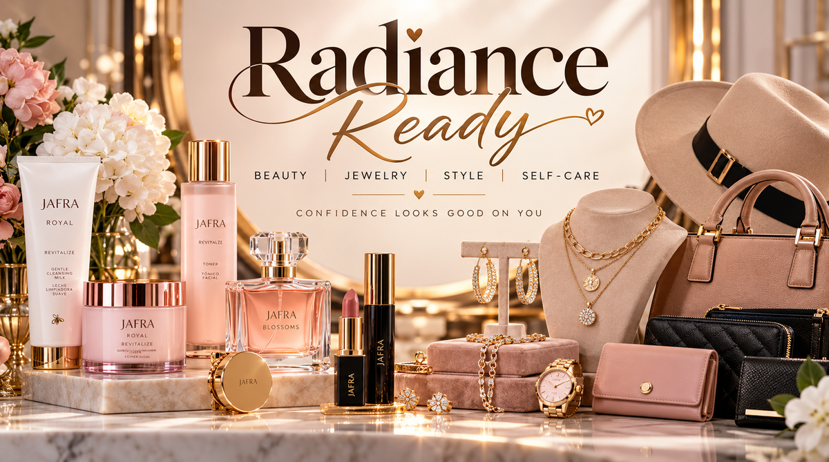 Beauty, Jewelry & Self-Care: Discover Radiance Ready