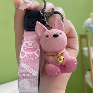 A Piece of Creative Color-changing Method Dog Key Chain Delicate Cute Backpack P