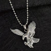1pc Fashion Halloween Wing Eagle Pendant For Men Boys Girls, Stainless Steel Bead Chain Necklace Jewelry Halloween Gift