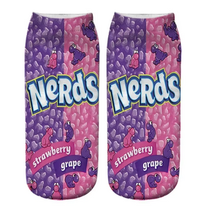 Funny Cartoon Potato Chips Fries 3D Printed Low Ankle Short Socks for Women Men Cute Kawaii Summer Spring Food Happy Casual Sox