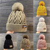 Fashion Women Pompoms Hat Hairball Hat Thickened Winter Warm Hat Stylish Beanie