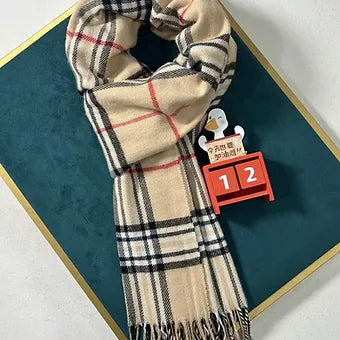 Luxury Brand Cashmere Warm Scarf for Women Design Winter Men Shawl Wrap Pashmina 2024 Plaid Female Bufanda Echarpe Foulard