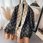 Load image into Gallery viewer, 2023 Brand Warm Cashmere Poncho Shawl Scarf Luxury Print Thick Pashmina Winter Blanket Wraps Bufanda Casual Hijab Stoles Echarpe
