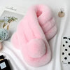 New Rabbit Fur Scarf Women Winter Warm Soft Furry Scarves Casual Female Lady