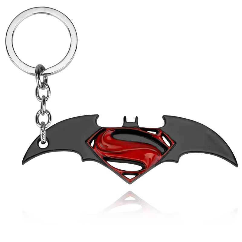 Batman Darts Metal Keychains Cosplay Props Film Television Works Peripheral Gifts Men Women Backpack Jewelry Accessories