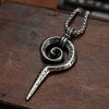 2022 New Men's Fashionable Fish Hook Pendant Stainless Steel Necklace