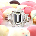 Load image into Gallery viewer, Inlaid Square Zircon Ring Ladies Engagement Wedding Anniversary Ring Personality Jewelry
