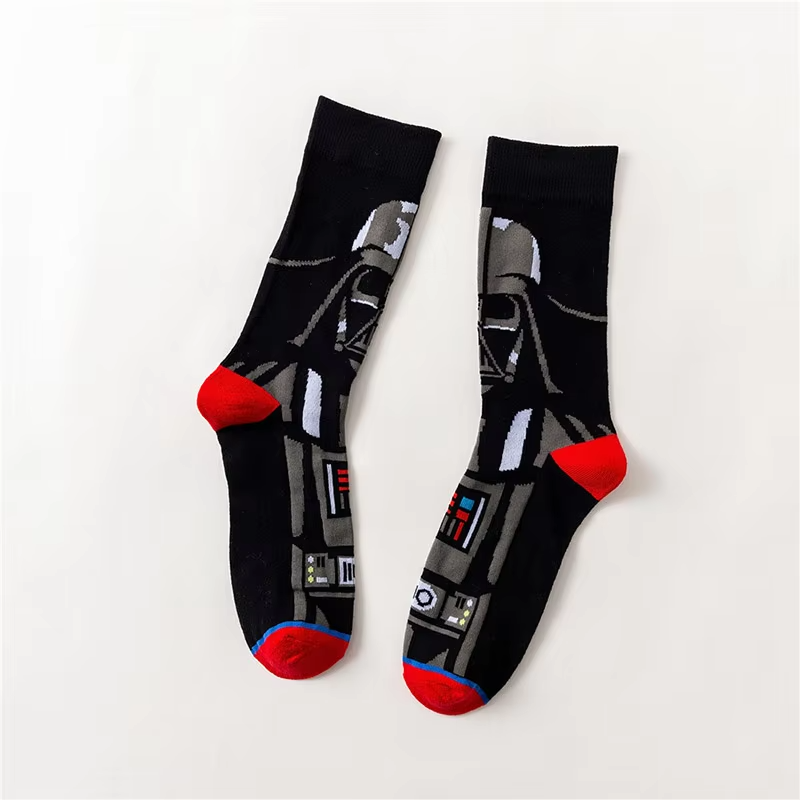 1 pair Autumn Winter Anime Socks Movie Men socks Cosplay Socks Skateboard sock Long Casual versatile Novelty Women's Socks 37-45 2, size 36-45