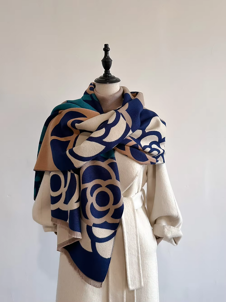 Cashmere Scarf for Women Thick Warm Winter Blanket Brand Female Luxury Quality S