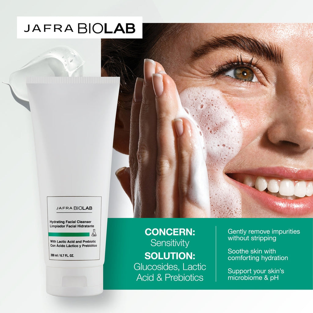 JAFRA BioLab Hydrating Facial Cleanser with Lactic Acid and Prebiotic