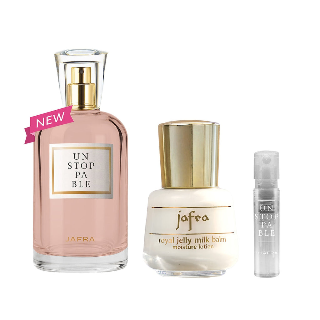 JAFRA Unstoppable Set + Sample