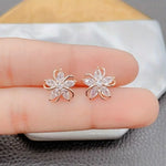 Load image into Gallery viewer, Mosaic Material:Synthetic Zircon (synthetic Cubic Zirconia) Ear Needle Material:925 Sterling Silver Plating: Silver Plated The Main Material: Copper Style: Luxury Is It Feather?: No Occasion: Daily Occasion,Banquet Occasion Seasoon: Summer Holiday: None
