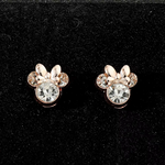 Load image into Gallery viewer, Disney Cartoon Mickey Mouse Earrings Cute Girls Campus Vibrant Style Dress Up Personalised Cartoon Rhinestone Earrings Gifts
