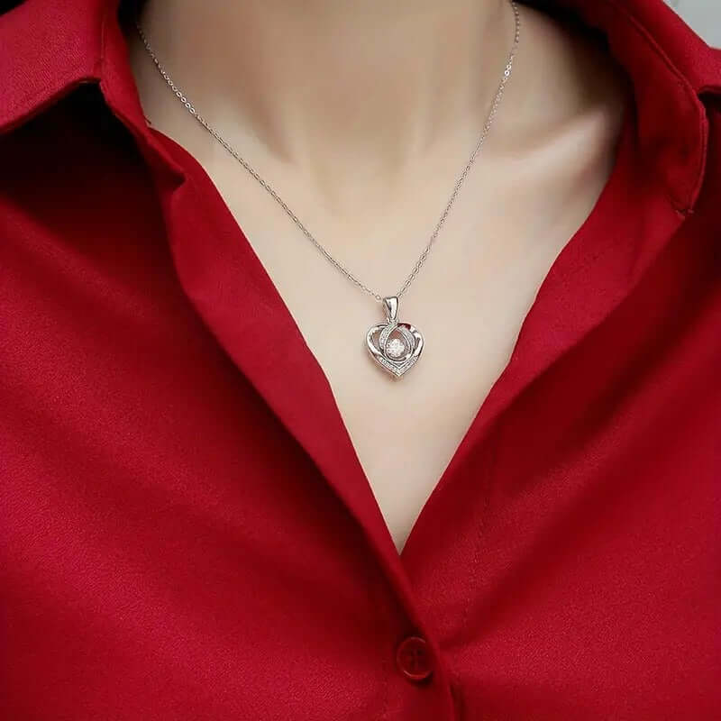 0.5ct Moissanite S925 Sterling Silver Necklace Pendant Clavicle Chain For Women Jewelry Decor Valentine Proposal Engagement Wedding Anniversary Gift Birthday Gift