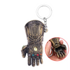 Marvel The Avengers Thanos Keychain for Men, Infinity Gauntlet, Creative Beer Bottle Opener, Pendant Gadgets