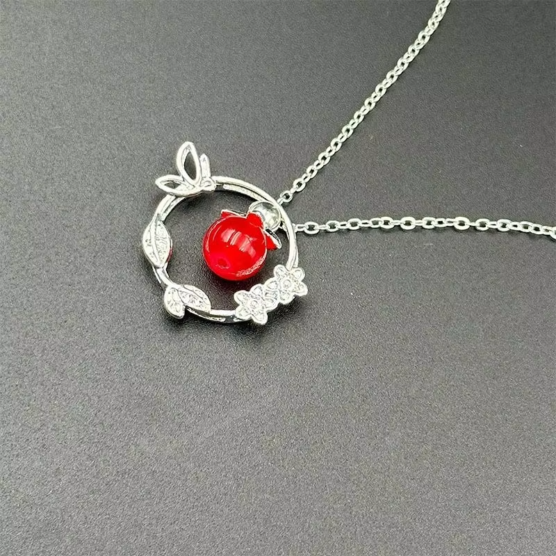 Anime tian guan ci fu necklace heaven official’s blessing xie lian cosplay beads chain pendant ring jewelry accessories